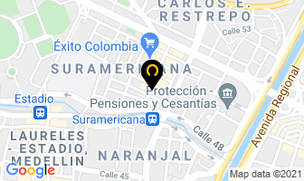 Mapa de Casa Router en Medellín