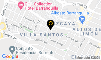 Mapa de Casa Sa Men Chuan en Barranquilla