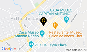 Mapa de Casa Salud Natural en Villa de Leyva