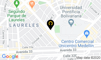 Mapa de Casa Solórzano en Medellín