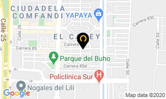 Mapa de Casa Veterinaria Cali en Cali