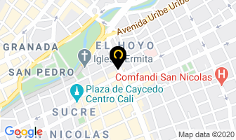Mapa de Casa Vieja Cerámicas en Cali
