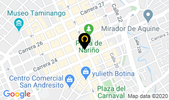 Mapa de Casa Zarama en Pasto