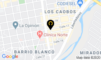 Mapa de Casalins Gourmet en Cúcuta