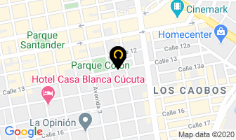 Mapa de Casanova A. Luis Alfonso en Cúcuta