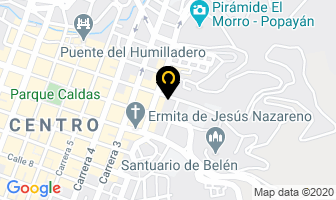 Mapa de Casas Abogados en Popayán