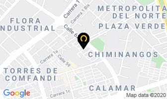 Mapa de Casas Prefabricadas Del Valle en Cali
