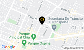 Mapa de Casavianca Inmobiliaria en Chía