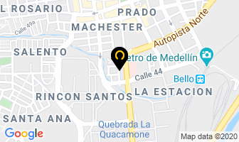 Mapa de Cascos Lider en Medellín