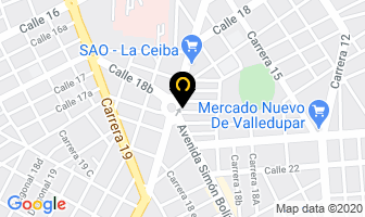Mapa de Cascos Y Chalecos R D en Valledupar