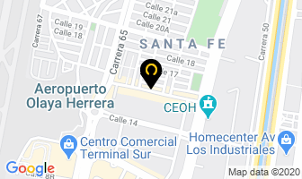 Mapa de Caseritos Gourmet en Medellín