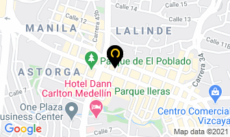 Mapa de Caseros La Paloma en Medellín