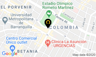 Mapa de Casi Nuevo en Barranquilla