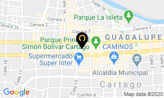 Mapa de Casino Condado en Cartago