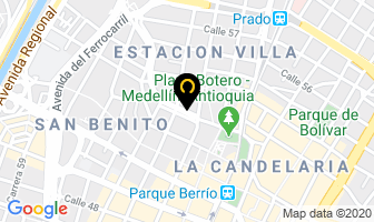 Mapa de Casino Excalibur en Medellín