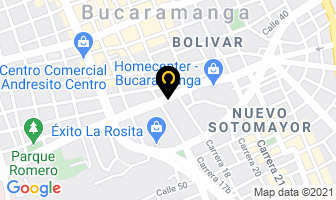 Mapa de Casoni en Bucaramanga