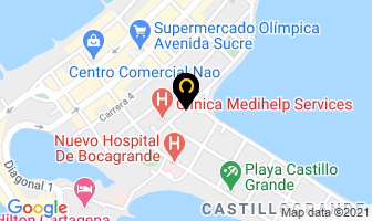 Mapa de Castellar Arbeláez Gerardo E. en Cartagena