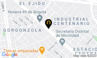 Mapa de Casticars en Bogotá D.C