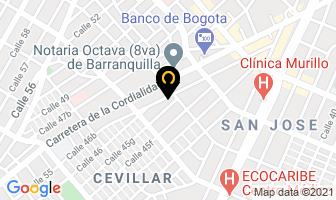 Mapa de Castillo Bernal Libardo Junior en Barranquilla