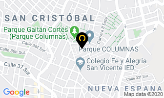 Mapa de Castillo Fumigaciones en Bogotá D.C