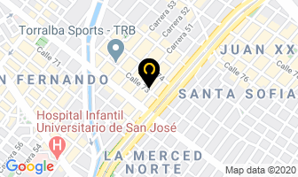 Mapa de Castro Barón Luis Alejandro en Bogotá D.C