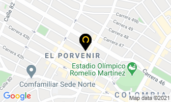 Mapa de Castro Manga Ledys en Barranquilla