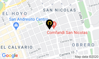 Mapa de Castro Realpe -cristalizada en Cali