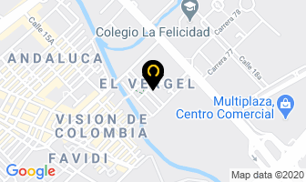 Mapa de Catering De Colombia Ltda. en Bogotá D.C