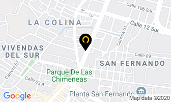 Mapa de Catroas en Medellín