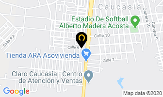 Mapa de Cauca Tenis en Caucasia