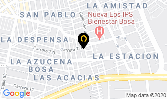 Mapa de Cauchos Bosa en Bogotá D.C