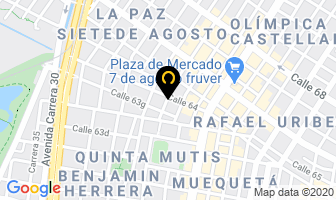 Mapa de Cauchos Germán Andrés en Bogotá D.C
