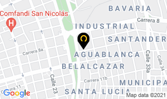 Mapa de Cauchos Hersal Ltda. en Cali