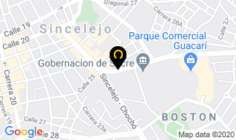 Mapa de Cauchos Lucho en Sincelejo