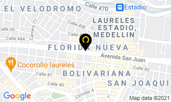 Mapa de Cauchos M Y R en Medellín