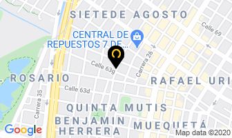 Mapa de Cauchos Vargon S.a.s. en Bogotá D.C