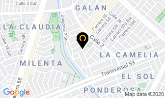 Mapa de Cavalco Carlos  Orlando Valencia en Bogotá D.C