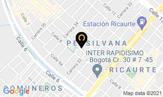 Mapa de Cavar Transportes Ltda. en Bogotá D.C