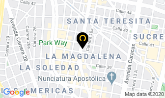 Mapa de Caviar Hotel en Bogotá D.C