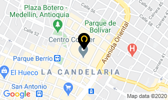 Mapa de Cazuelas 1,2,3 en Medellín