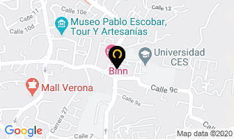 Mapa de C.b.g. Consultores en Medellín