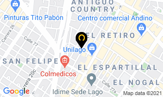 Mapa de Cbm Consultores Ltda. en Bogotá D.C