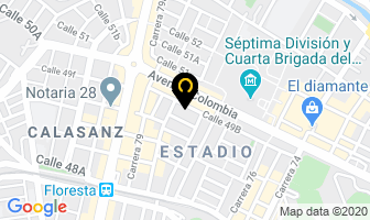 Mapa de Cbm De Colombia S.a. en Medellín