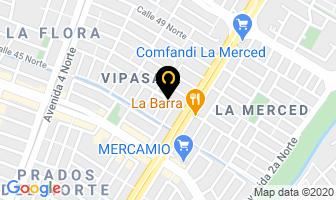 Mapa de Cbm Ltda. en Cali
