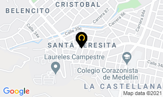 Mapa de Cbmusic en Medellín