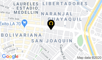 Mapa de C´borda en Medellín