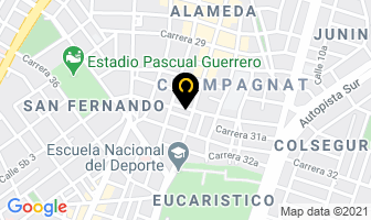 Mapa de Cbtech Computadores Ltda en Cali