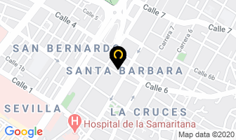 Mapa de Cceneca Comercial Ltda. en Bogotá D.C