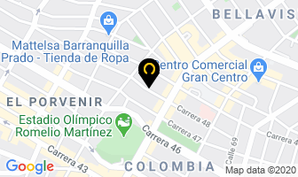 Mapa de Cda Centro De Diagnóstico Autommotor en Barranquilla