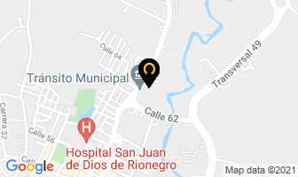 Mapa de Cda Del Oriente S.a en Rionegro